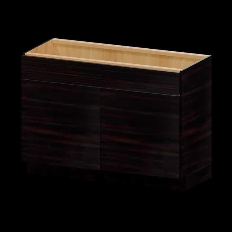 Auburn 48-in Vanity Sink Base Cabinet in Ultra Wenge