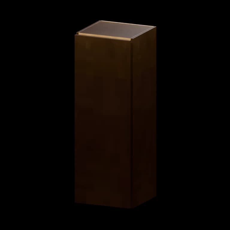Auburn 15-in Wall Cabinet (W154215) in Dark Chocolate