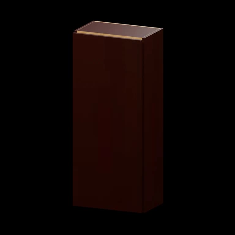 Burlington 18-in Wall Cabinet (W1842) in Leather Brown