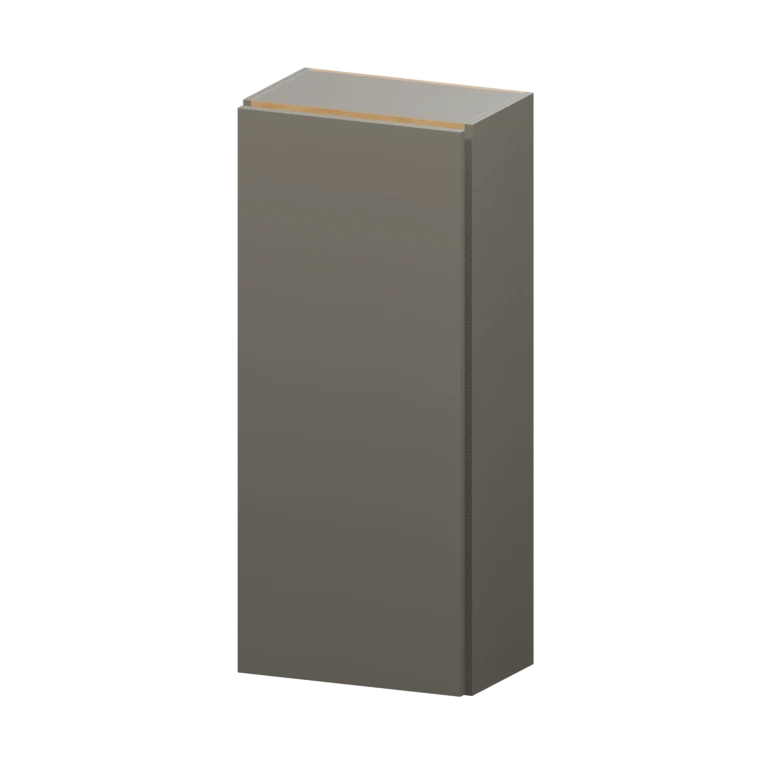 Auburn 18-in Wall Cabinet (W1842) in Solid Moonlight