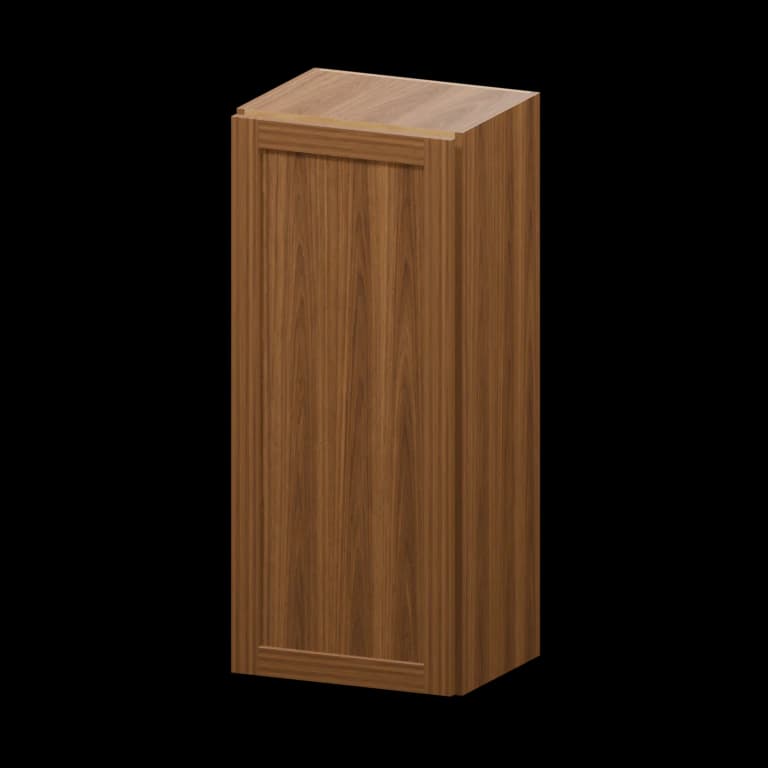 Centerville 18-in Wall Cabinet (W184215) in Walnut Shaker