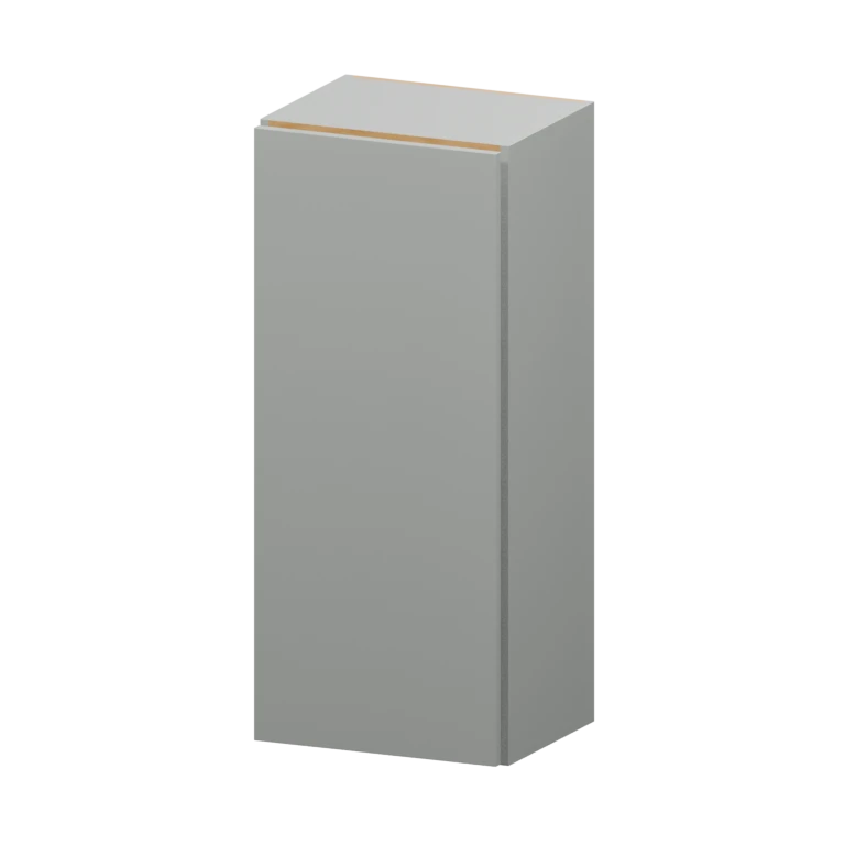 Auburn 18-in Wall Cabinet (W184215) in Solid Platinum