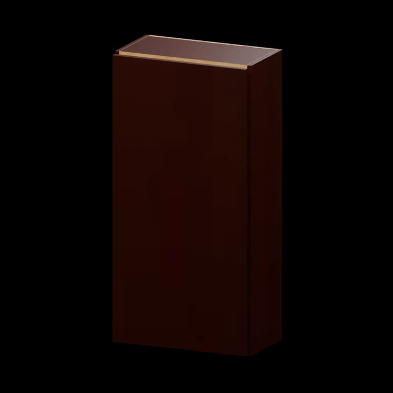 Burlington 21-in Wall Cabinet (W2142) in Leather Brown