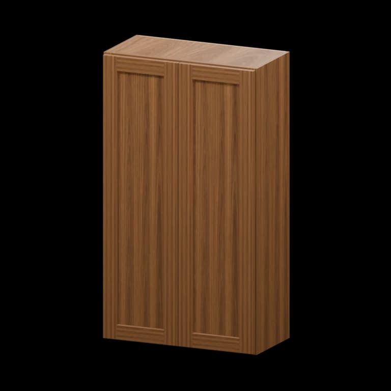 Kingston 24-in Wall Cabinet (W2442) in Walnut