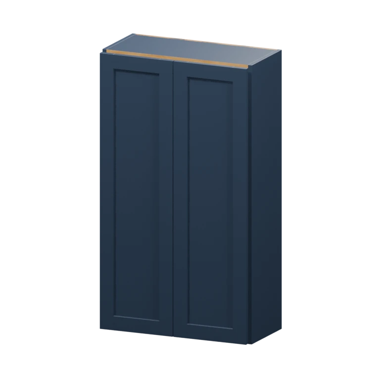Centerville 24-in Wall Cabinet (W2442) in Navy Blue