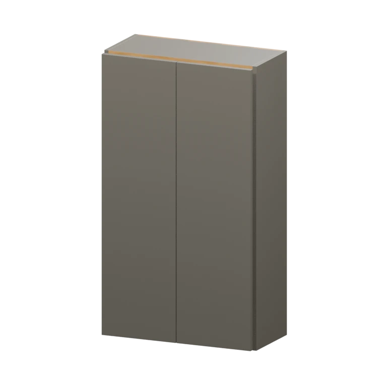 Auburn 24-in Wall Cabinet (W2442) in Solid Moonlight