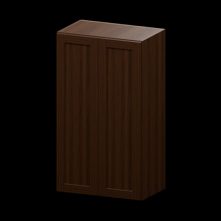 Kingston 24-in Wall Cabinet (W244215) in Espresso