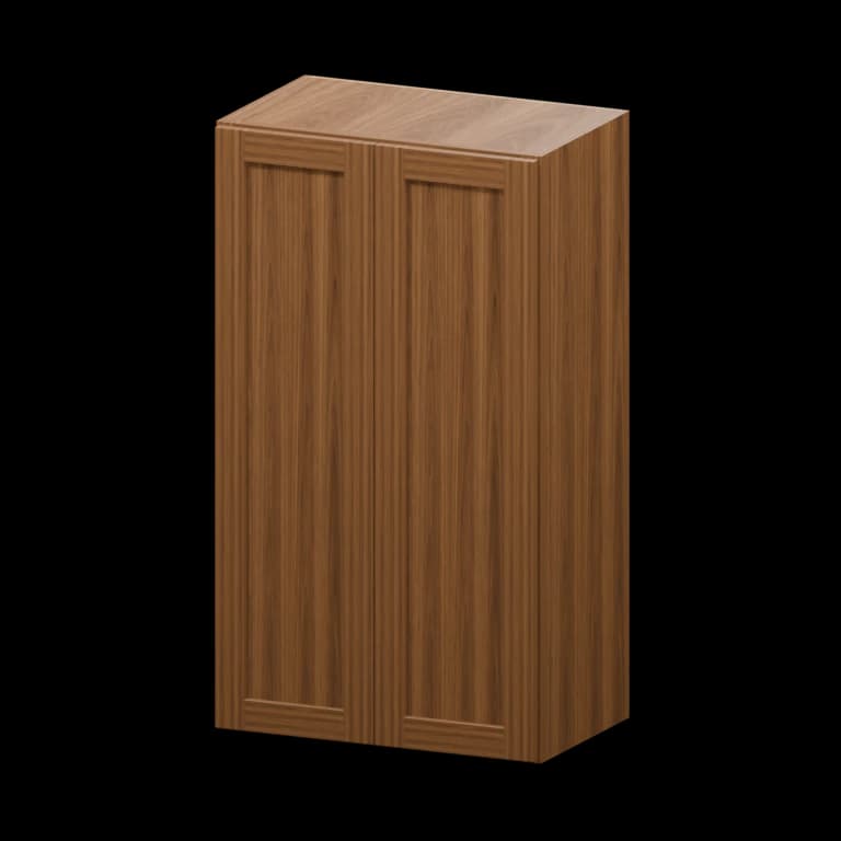 Kingston 24-in Wall Cabinet (W244215) in Walnut