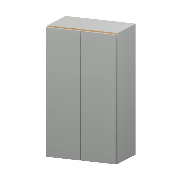 Auburn 24-in Wall Cabinet (W244215) in Solid Platinum