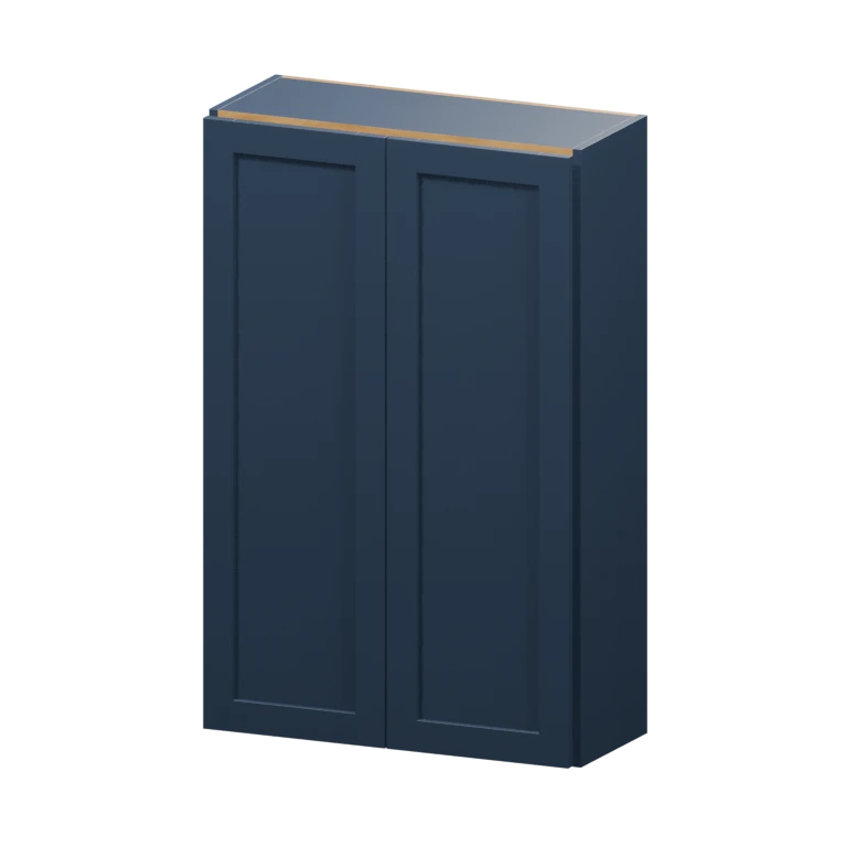 Centerville 27-in Wall Cabinet (W2742) in Navy Blue