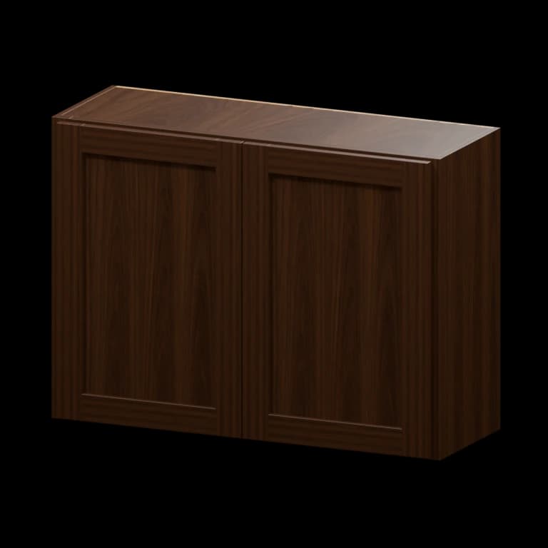 Fairview 33-in Wall Cabinet in Espresso