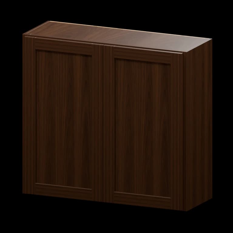 Fairview 33-in Wall Cabinet in Espresso