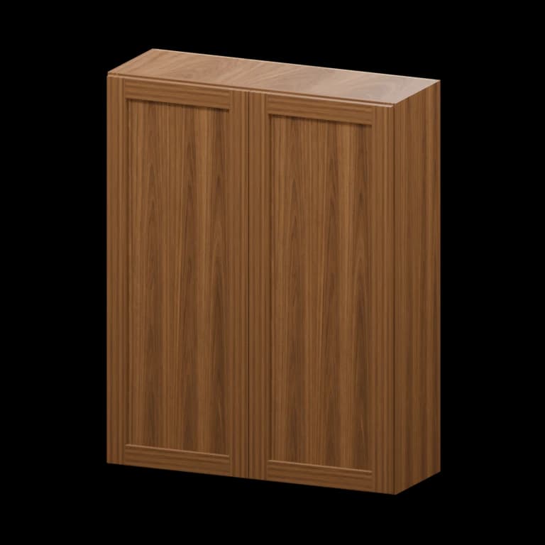 Kingston 33-in Wall Cabinet (W3342) in Walnut