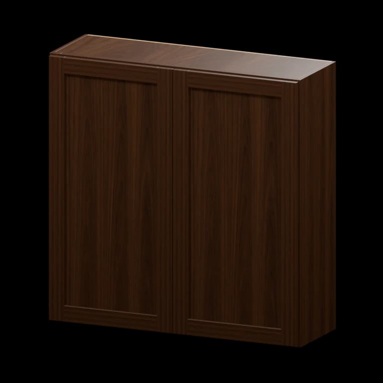 Kingston 36-in Wall Cabinet in Espresso