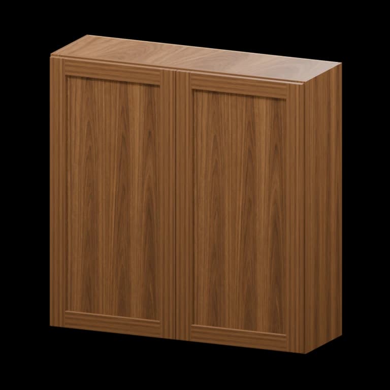Kingston 36-in Wall Cabinet (W3636) in Walnut