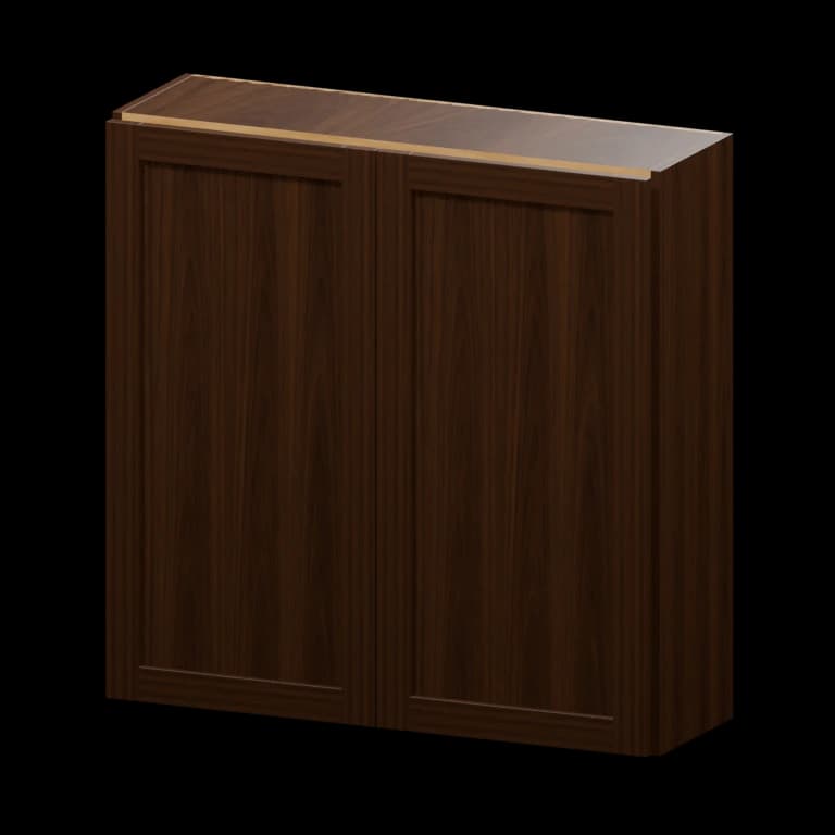 Centerville 36-in Wall Cabinet in Espresso Shaker