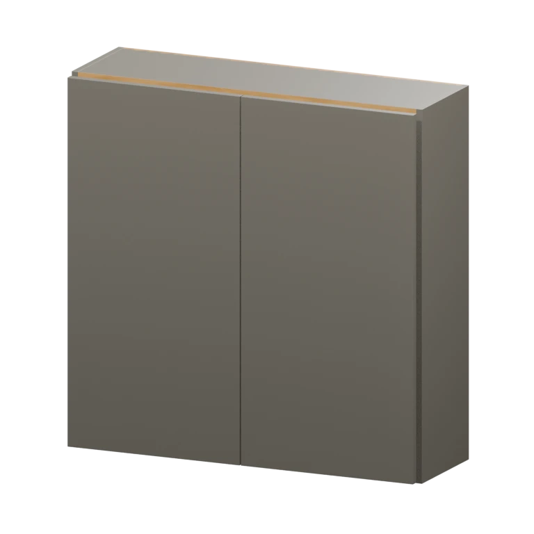 Auburn 36-in Wall Cabinet in Solid Moonlight