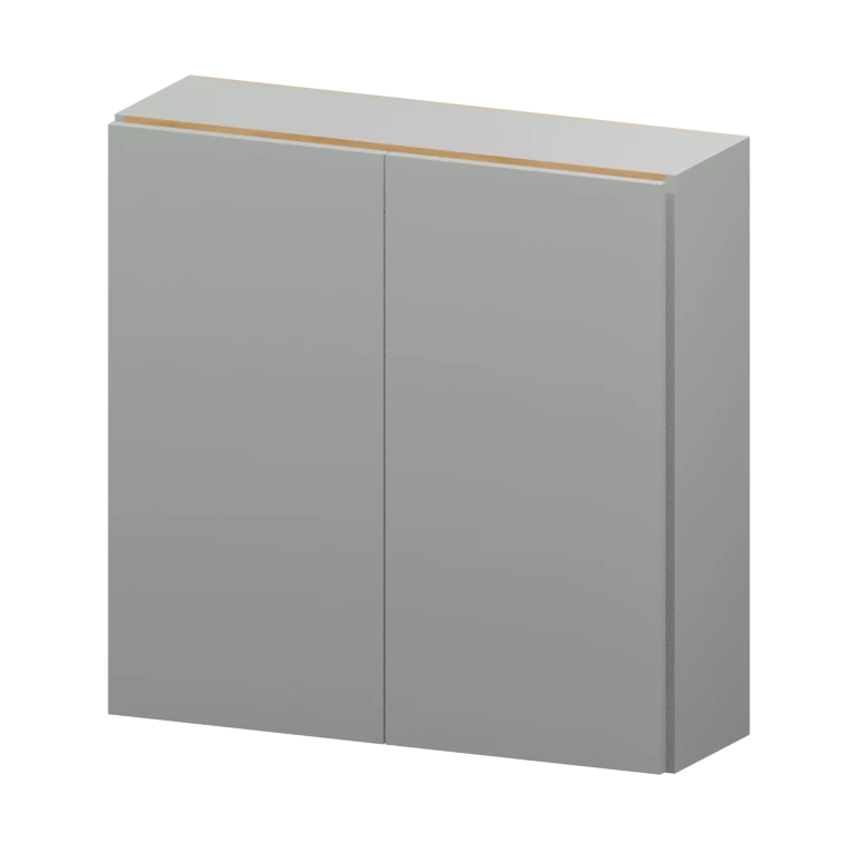 Auburn 36-in Wall Cabinet (W3636) in Solid Platinum