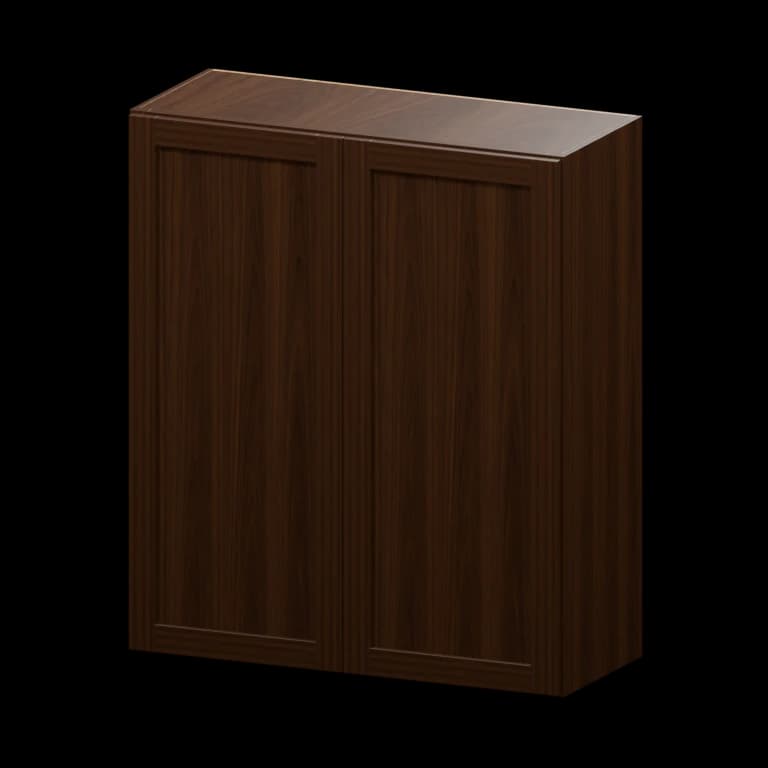 Kingston 36-in Wall Cabinet (W364215) in Espresso