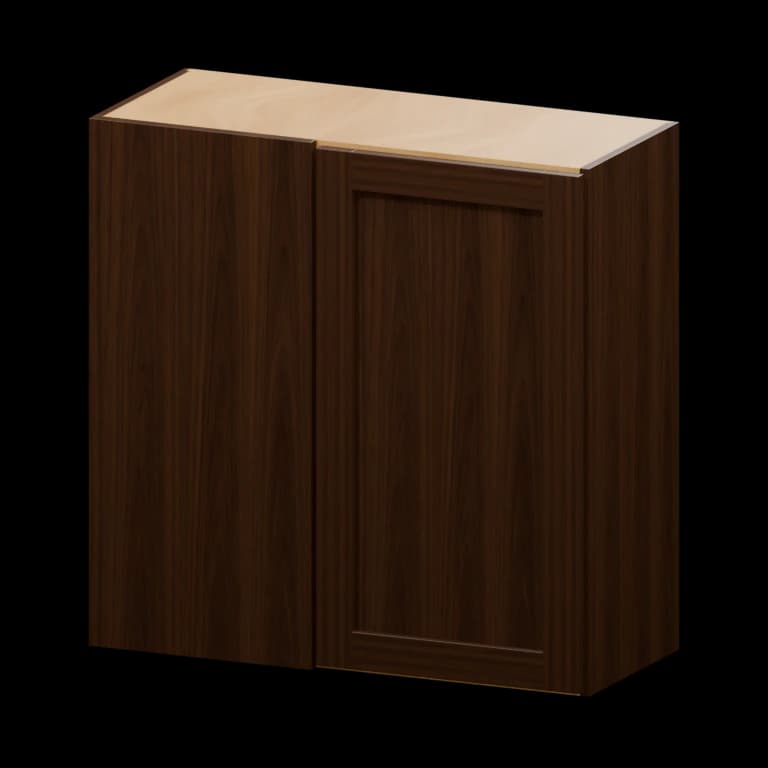 Fairview 30-in Blind Corner Wall Cabinet in Espresso