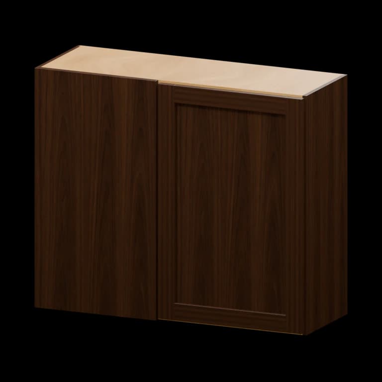 Fairview 36-in Blind Corner Wall Cabinet in Espresso
