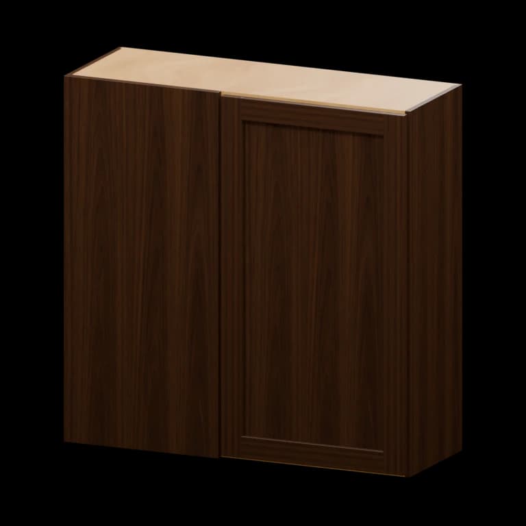 Fairview 36-in Blind Corner Wall Cabinet in Espresso