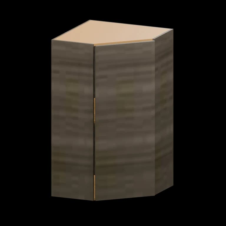 Auburn 24-in Diagonal Corner Wall Cabinet (WCD2442) in Legno Queenston