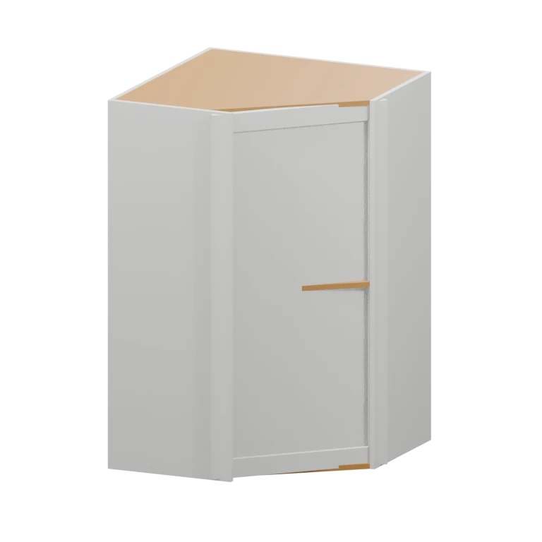 Kingston 27-in Diagonal Corner Wall Cabinet (WCD274215) in White