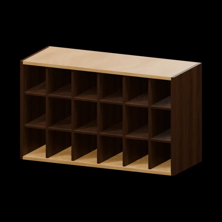 Fairview 30-in Wall Wine Rack in Espresso